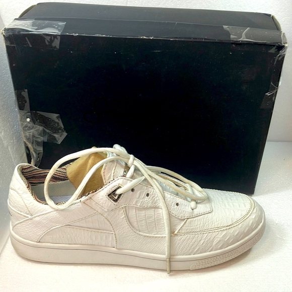 Sean JohnSneakers F009 163 Size 10.5 White Croc